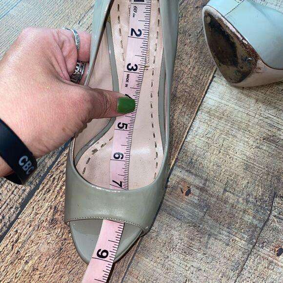 Miu Miu patent leather pumps peep toe 36 - Picture 4 of 14